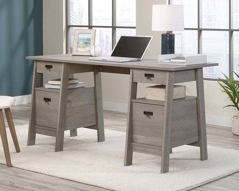 Sauder on sale trestle desk